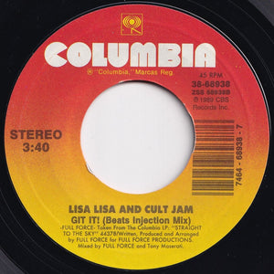 Lisa Lisa And Cult Jam - Just Git It Together / Git It! (Beats Injection Mix) (7 inch Record / Used)