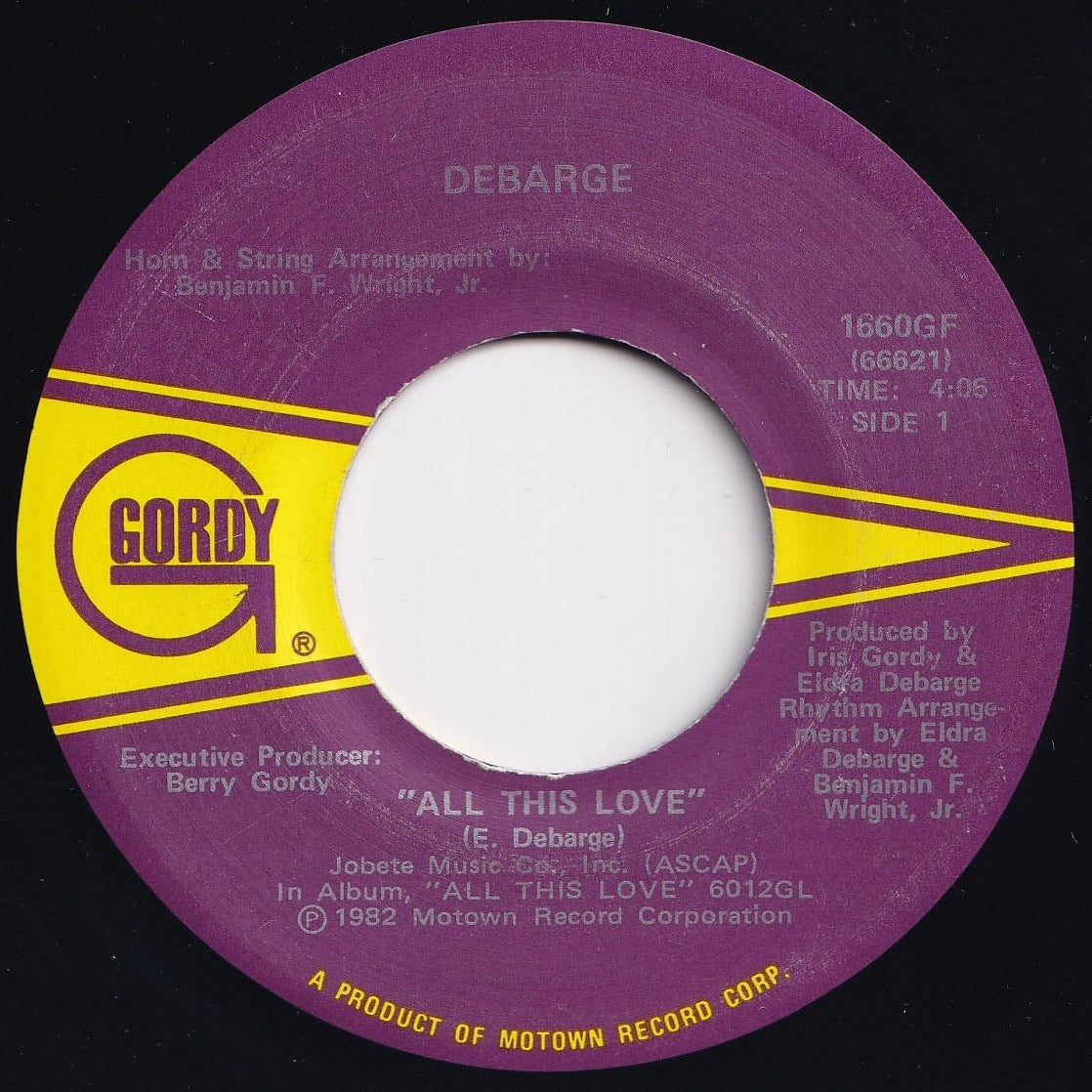 Debarge – All This Love – Vinyl (7