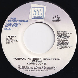 Commodores - Animal Instinct (Single Version) / (Album Version) (7 inch Record / Used)