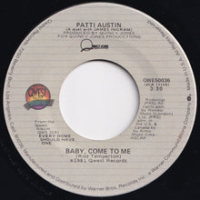 画像をギャラリービューアに読み込む, Patti Austin - Baby, Come To Me / Solero (7 inch Record / Used)
