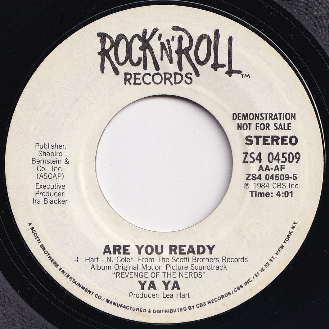 Ya Ya - Are You Ready / Don't Talk (7 inch Record / Used)