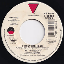 Load image into Gallery viewer, Keith Sweat - I Want Her / (Part 2) (7 inch Record / Used)
