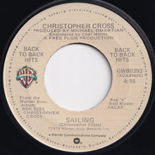 画像をギャラリービューアに読み込む, Christopher Cross - Ride Like The Wind / Sailing (7 inch Record / Used)
