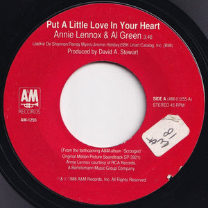 Annie Lennox, Al Green - Put A Little Love In Your Heart / A Great Big Piece Of Love (7 inch Record / Used)