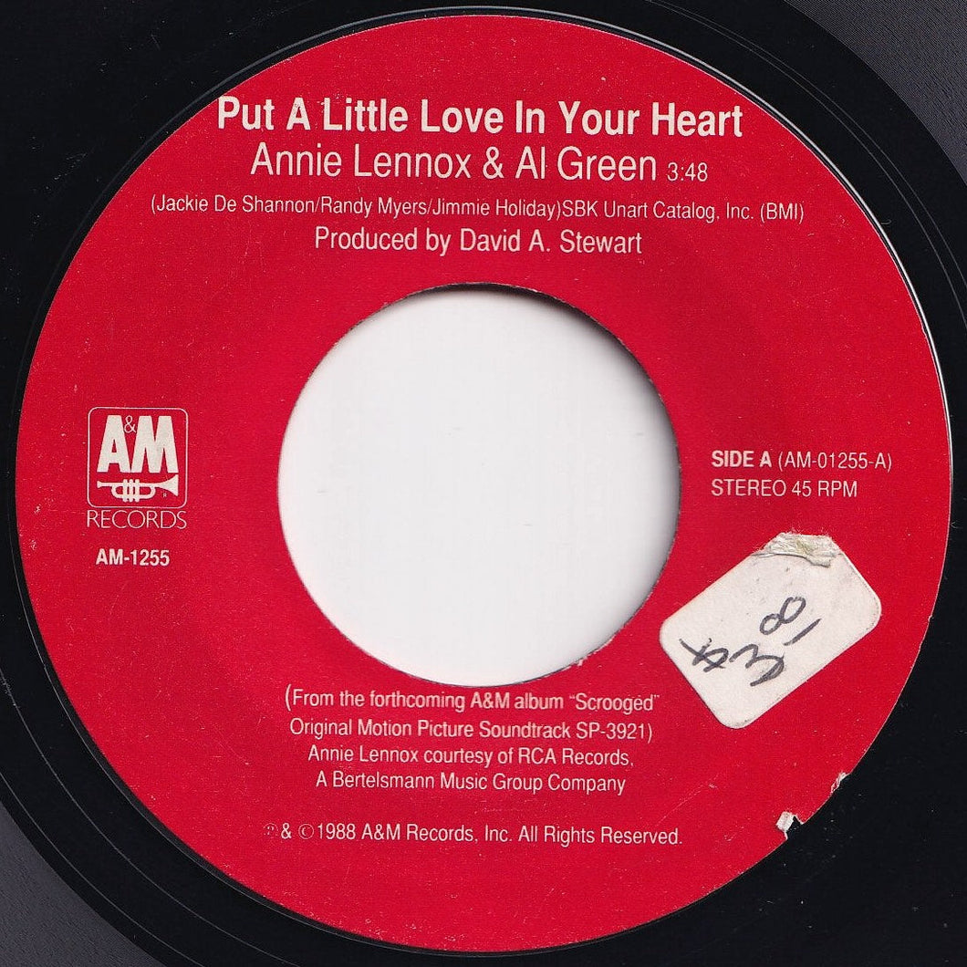 Annie Lennox, Al Green - Put A Little Love In Your Heart / A Great Big Piece Of Love (7 inch Record / Used)