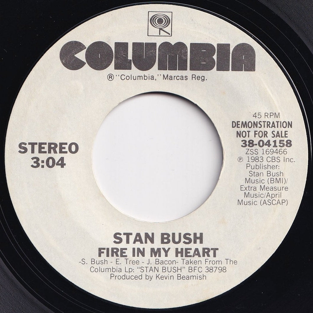 Stan Bush - Fire In My Heart / Fire In My Heart (7 inch Record / Used)