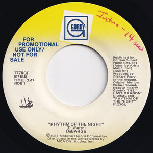 DeBarge - Rhythm Of The Night / Rhythm Of The Night (7 inch Record / Used)