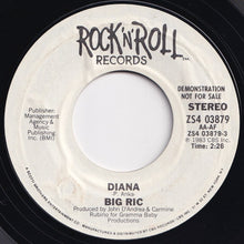 Load image into Gallery viewer, Big Ric - Diana / Diana (7 inch Record / Used)
