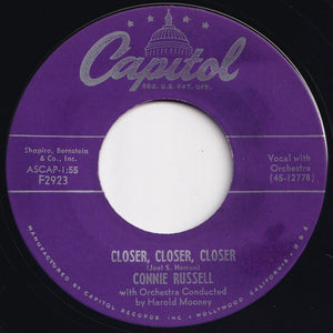 Connie Russell - Hoping / Closer, Closer, Closer (7 inch Record / Used)
