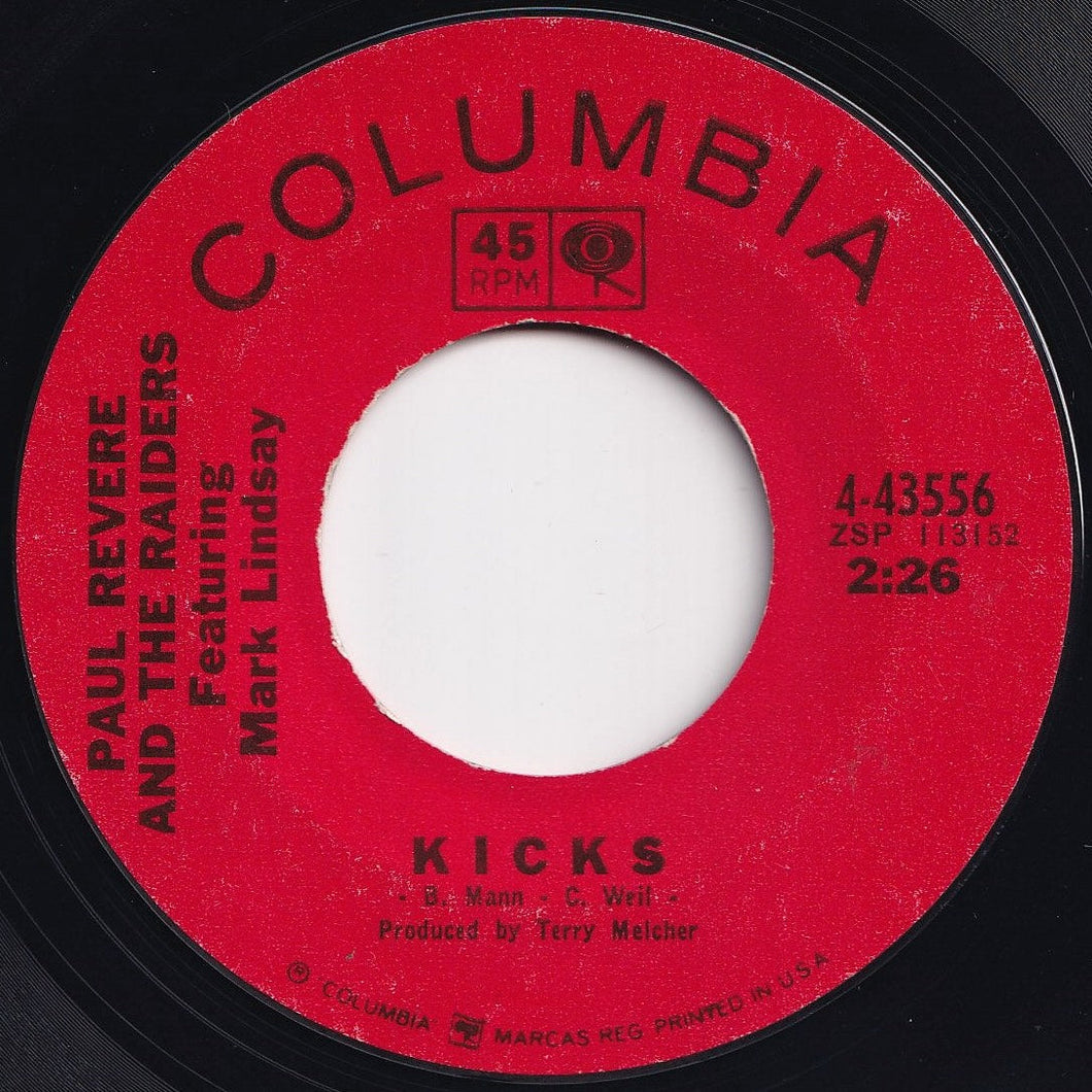 Paul Revere And The Raiders - Kicks / Shake It Up (7 inch Record / Used)