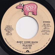 画像をギャラリービューアに読み込む, Player - Baby Come Back / Love Is Where You Find It (7 inch Record / Used)
