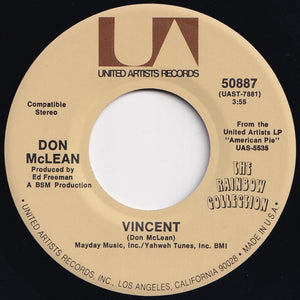 Don McLean - Vincent / Castles In The Air (7 inch Record / Used)