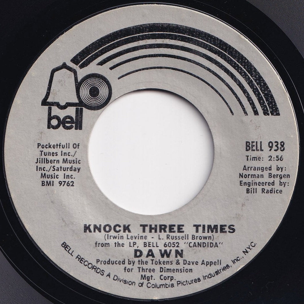 Dawn - Knock Three Times / Home (7 inch Record / Used)