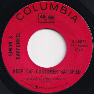 Simon & Garfunkel - Bridge Over Troubled Water / Keep The Customer Satisfied (7 inch Record / Used)