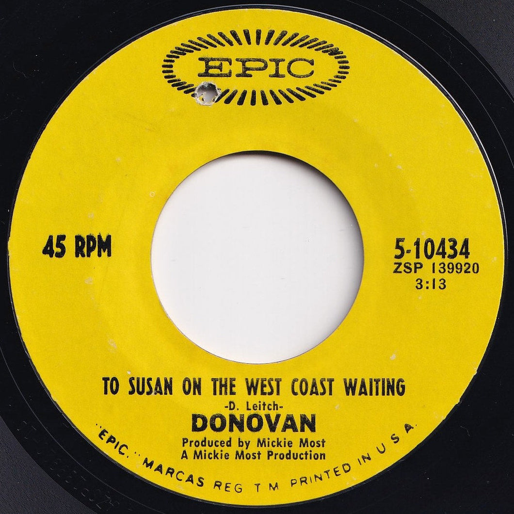 Donovan - To Susan On The West Coast Waiting / Atlantis (7 inch Record / Used)