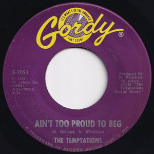 Temptations - Ain't Too Proud To Beg / You'll Lose A Precious Love (7 inch Record / Used)