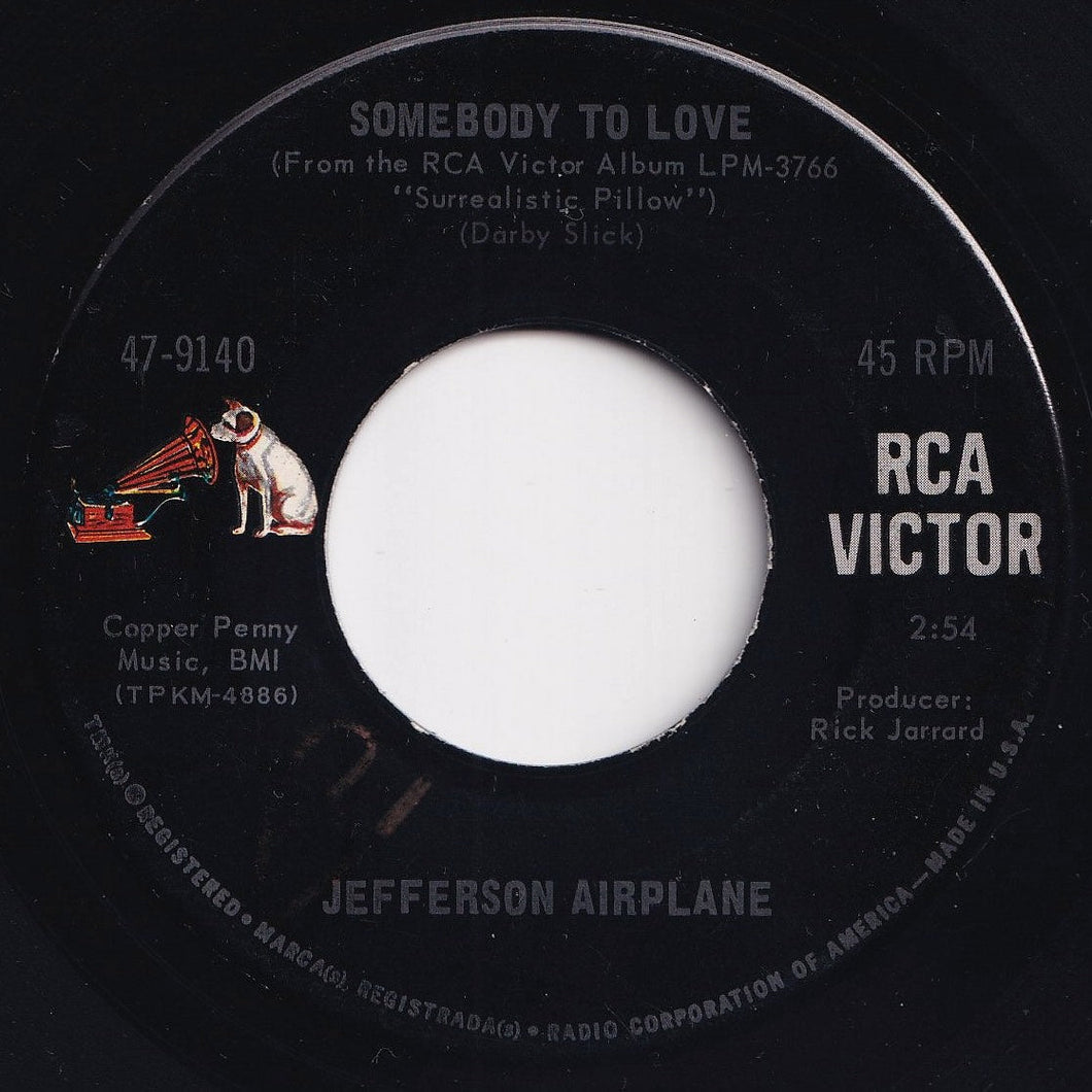 Jefferson Airplane - Somebody To Love / She Has Funny Cars (7 inch Record / Used)