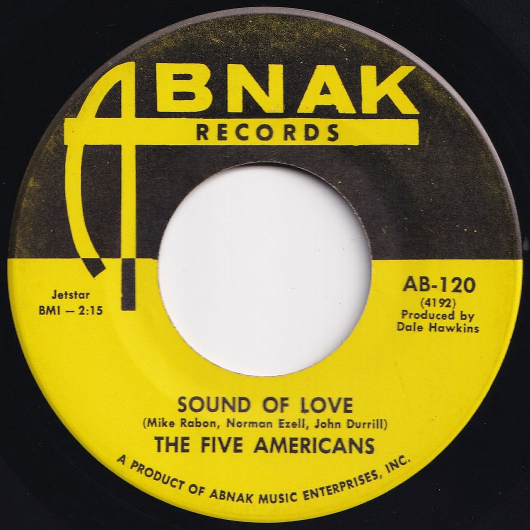 Five Americans - Sound Of Love / Sympathy (7 inch Record / Used)