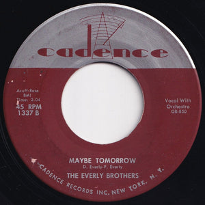 Everly Brothers - Wake Up Little Susie / Maybe Tomorrow (7 inch Record / Used)