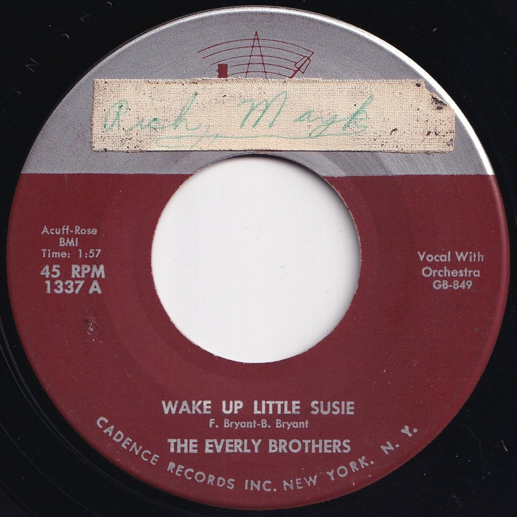 Everly Brothers - Wake Up Little Susie / Maybe Tomorrow (7 inch Record / Used)