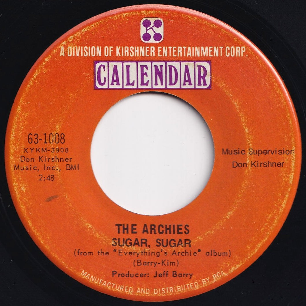 Archies - Sugar, Sugar / Melody Hill (7 inch Record / Used)