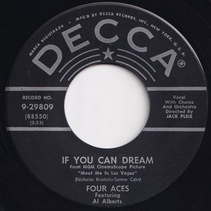 Four Aces - If You Can Dream / The Gal With The Yaller Shoes (7 inch Record / Used)