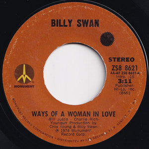 Billy Swan - I Can Help / Ways Of A Woman In Love (7 inch Record / Used)