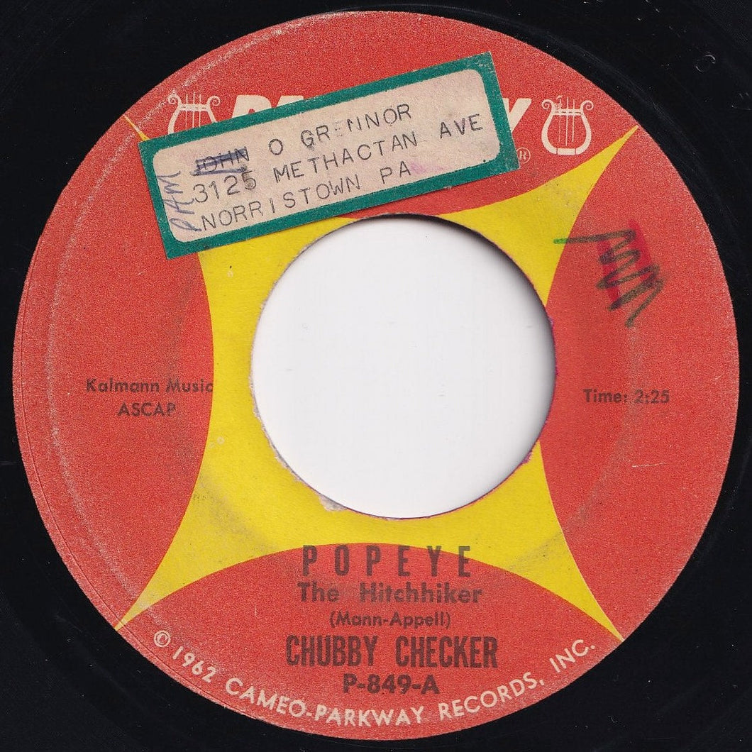 Chubby Checker - Popeye The Hitchhiker / Limbo Rock (7 inch Record / Used)