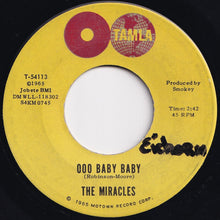 Load image into Gallery viewer, Miracles - Ooo Baby Baby / All That&#39;s Good (7 inch Record / Used)
