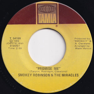 Smokey Robinson, Miracles - The Tears Of A Clown / Promise Me (7 inch Record / Used)