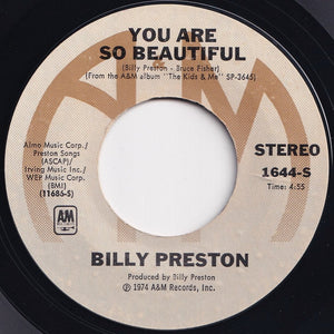 Billy Preston - Struttin' / You Are So Beautiful (7 inch Record / Used)