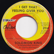 Load image into Gallery viewer, Solomon King - She Wears My Ring / I Get That Feeling Over You (7 inch Record / Used)
