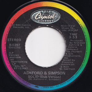 Ashford & Simpson - Solid / (Dub Version) (7 inch Record / Used)