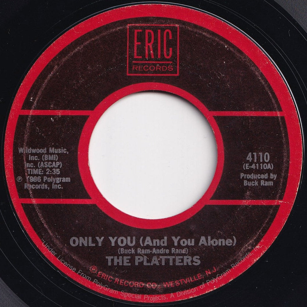 Platters - Only You (And You Alone) / The Great Pretender (7 inch Record / Used)