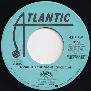 Kleeer - Tonight's The Night (Good Time) (Mono) / (Stereo) (7 inch Record / Used)