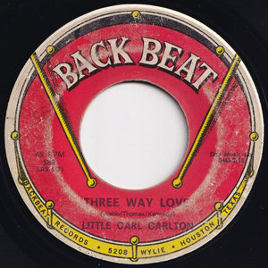 Little Carl Carlton - Competition Ain't Nothin' / Three Way Love (7 inch Record / Used)