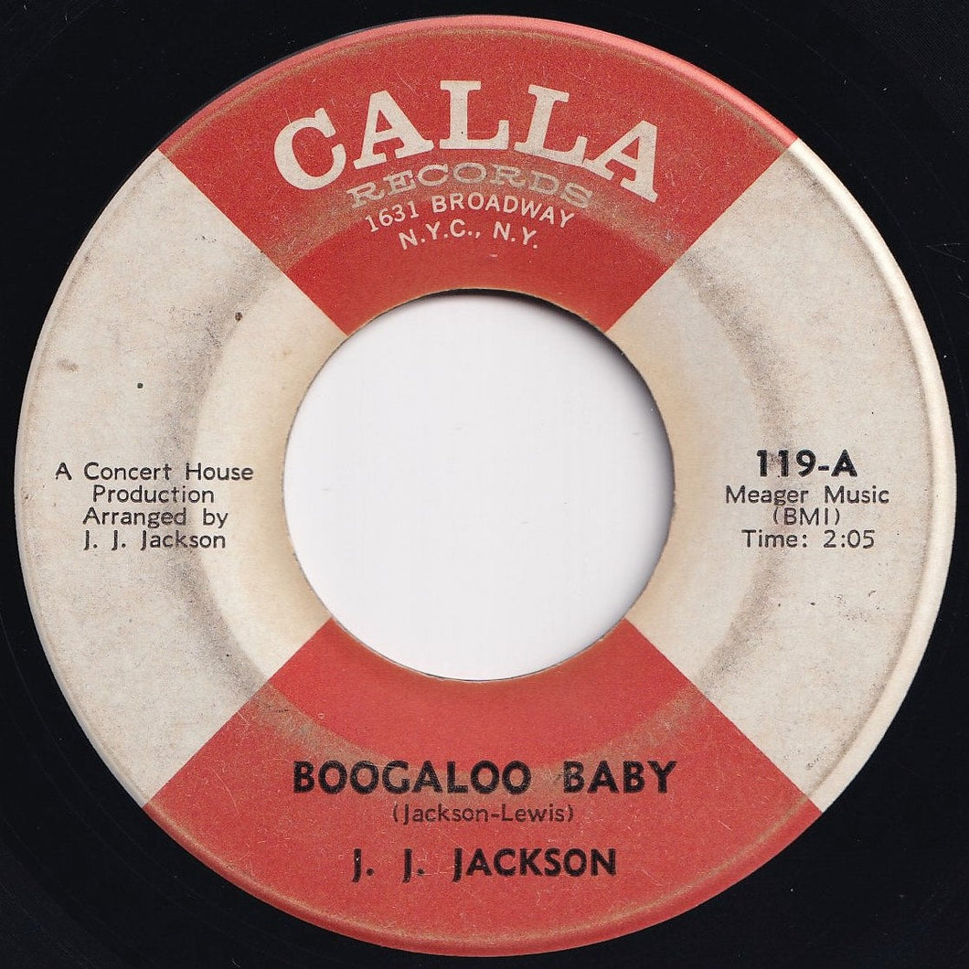 J. J. Jackson - Boogaloo Baby / But It's Alright (7 inch Record / Used)