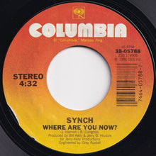 画像をギャラリービューアに読み込む, Synch - Where Are You Now? / Only For The Night (7 inch Record / Used)
