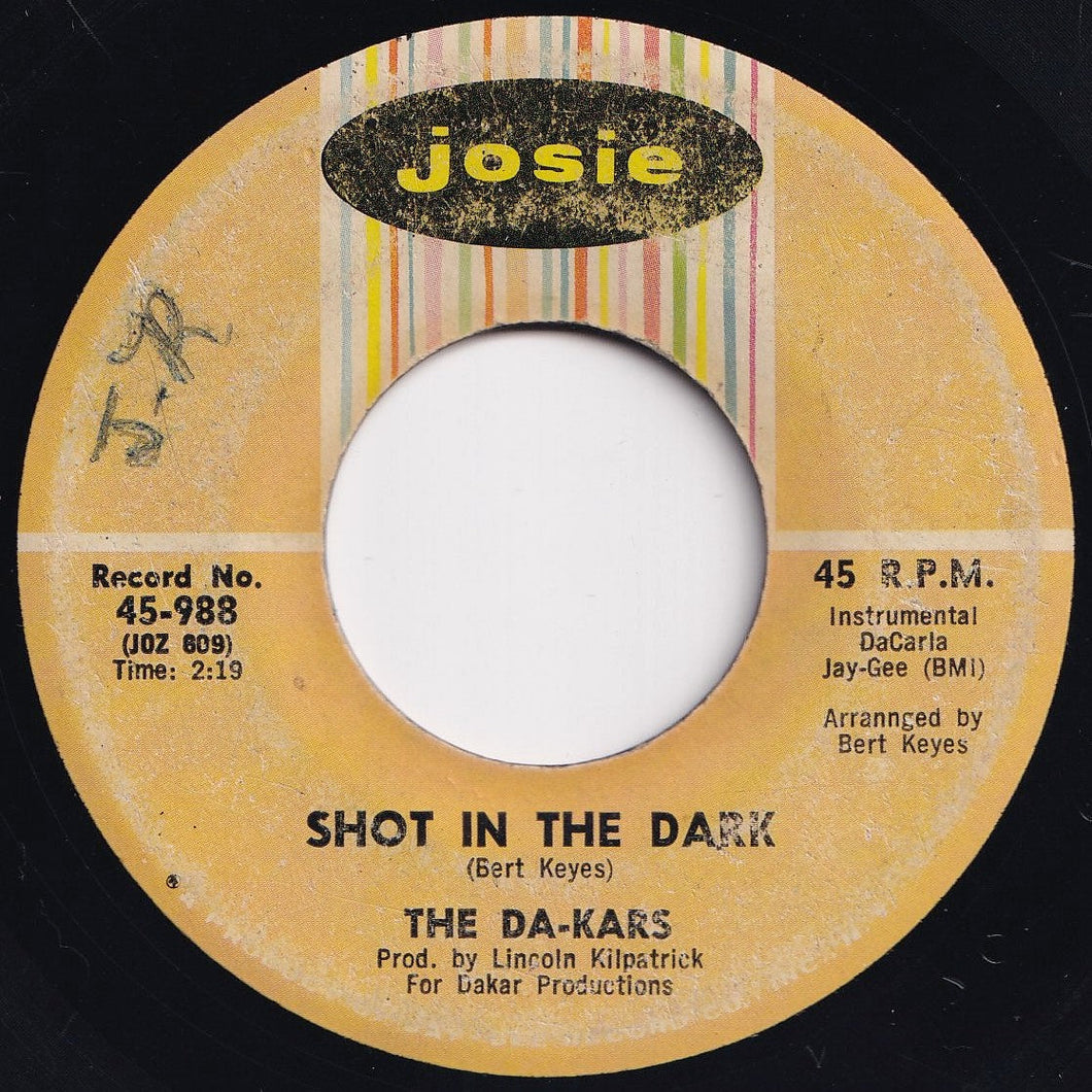 Da-kars - Shot In The Dark / (Sittin' On) The Dock Of The Bay (7 inch Record / Used)