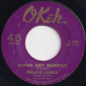 Major Lance - The Matador / Gonna Get Married (7 inch Record / Used)