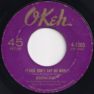 Major Lance - Rhythm / Please Don't Say No More (7 inch Record / Used)
