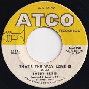 Bobby Darin - Beyond The Sea / That's The Way Love Is (7 inch Record / Used)