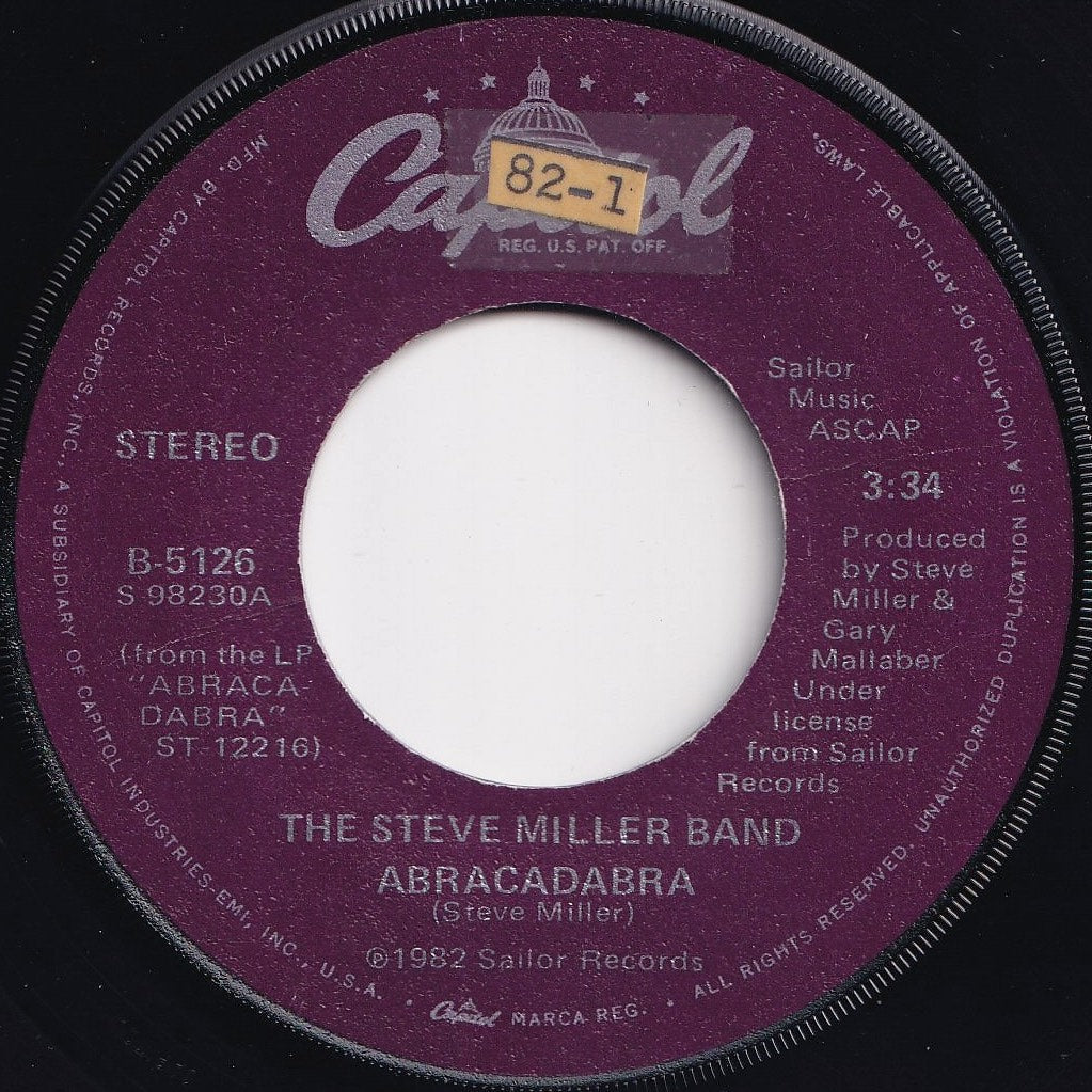 Steve Miller Band - Abracadabra / Baby Wanna Dance (7 inch Record / Used)