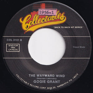 Toni Fisher / Gogie Grant - The Big Hurt / The Wayward Wind (7 inch Record / Used)