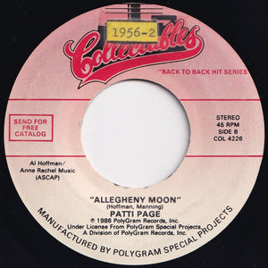 Teresa Brewer / Patti Page - Music Music Music / Allegheny Moon (7 inch Record / Used)