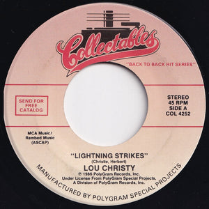 Lou Christy / Every Mothers Son - Lightning Strikes / Come On Down To My Boat (7 inch Record / Used)