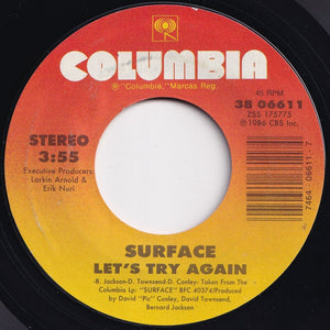 Surface - Happy / Let's Try Again (7 inch Record / Used)