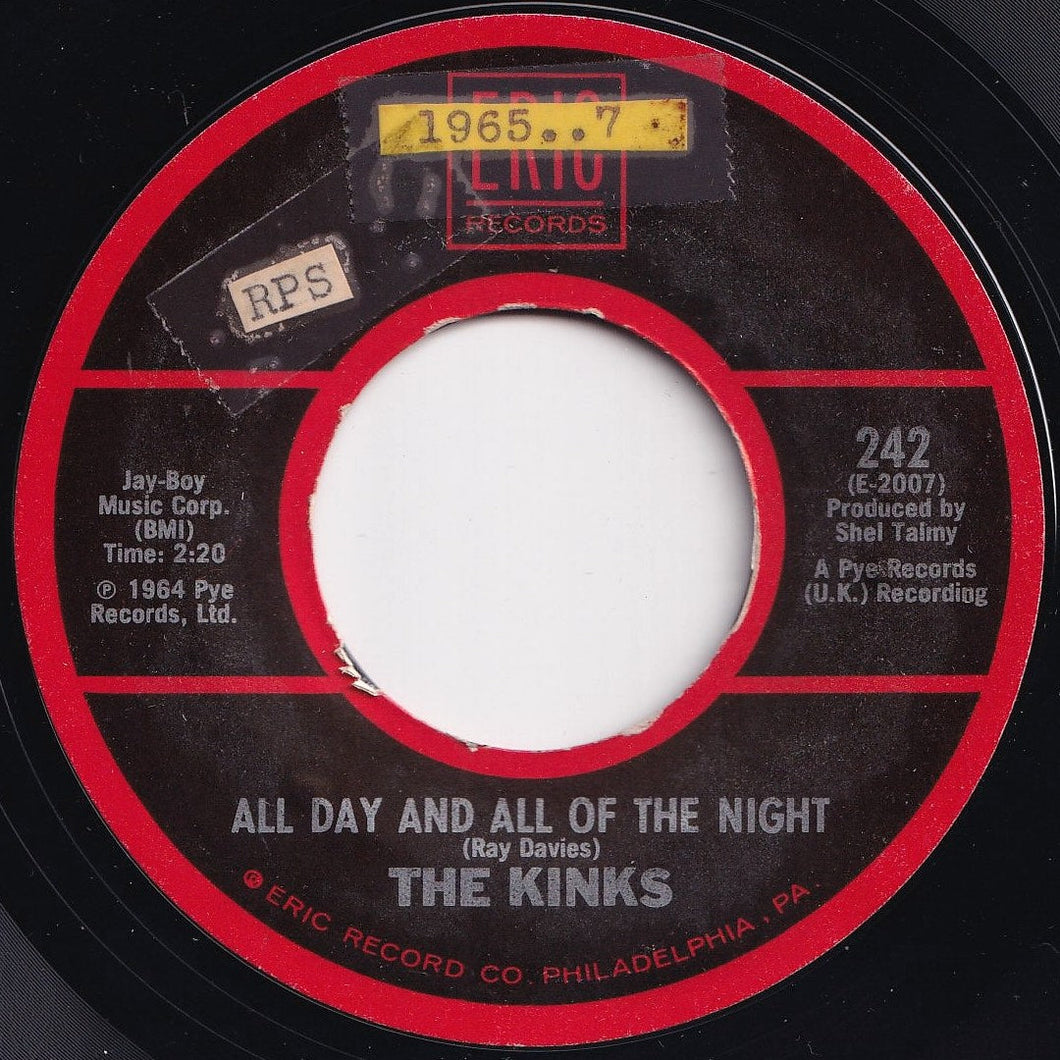 Kinks - All Day And All Of The Night / Tired Of Waiting For You (7 inch Record / Used)