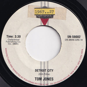 Tom Jones - Green, Green Grass Of Home / Detroit City (7 inch Record / Used)