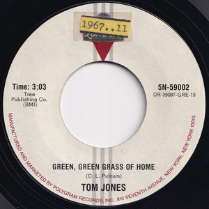 Tom Jones - Green, Green Grass Of Home / Detroit City (7 inch Record / Used)